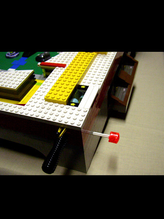 Illustration for article titled Medieval Pinball Machine Made out of Lego